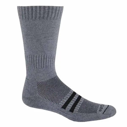 Our mid-calf hiking socks feature compression bands at the ankle and instep which insure a great fit. 